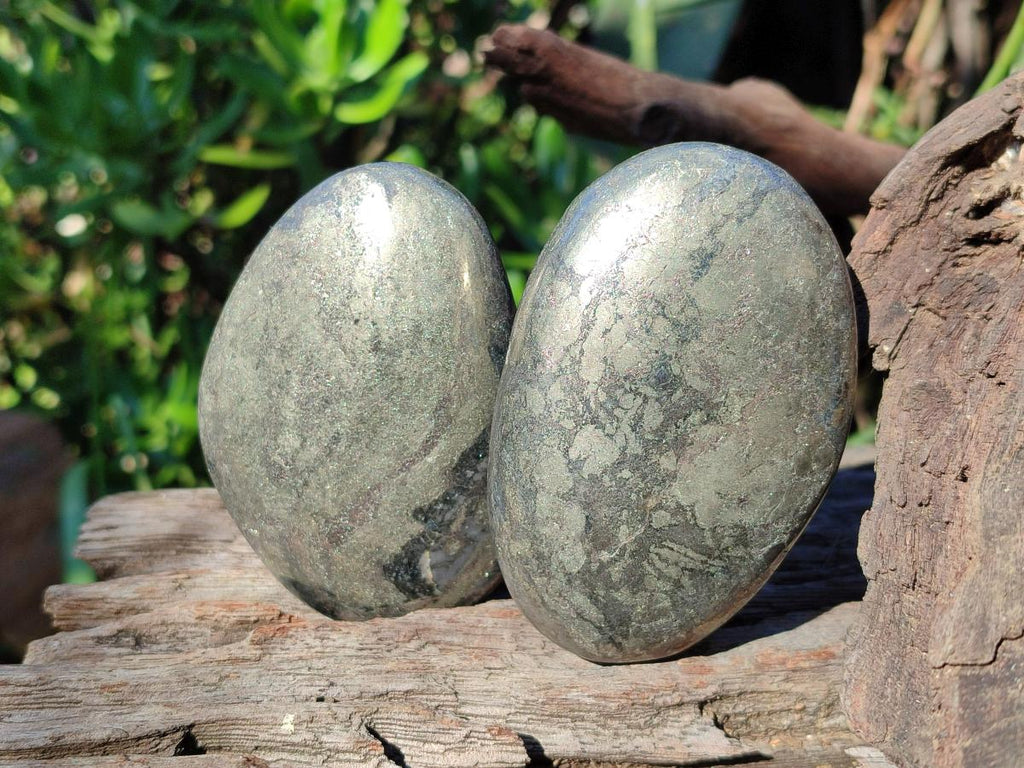 Polished Basalt Pharaoh Stone Free Forms x 12 From Iron Duke Mine, Zimbabwe - Toprock Gemstones and Minerals 