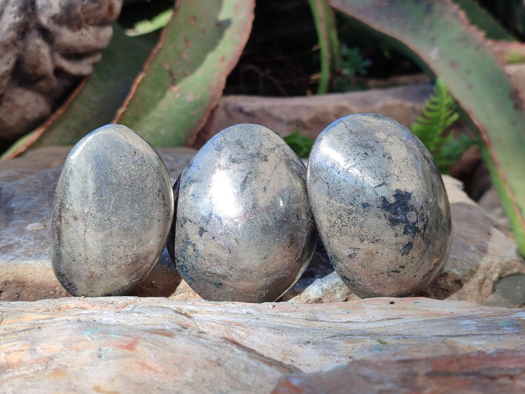 Polished Basalt Pharaoh Stone Free Forms x 12 From Iron Duke Mine, Zimbabwe - Toprock Gemstones and Minerals 