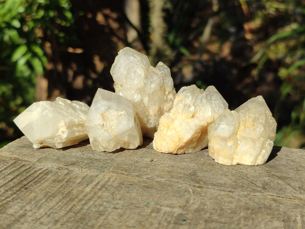 Natural Cascading "Anananas" Pineapple Quartz Crystals x 35 From Antsirabe, Madagascar - Toprock Gemstones and Minerals 