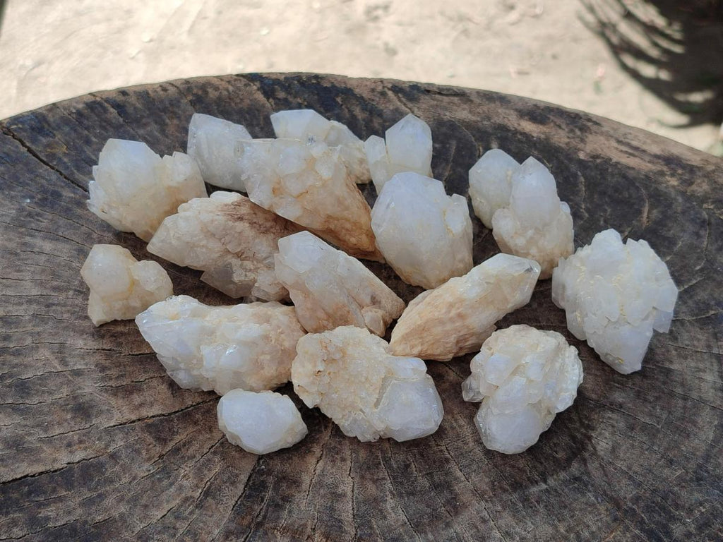 Natural Cascading "Anananas" Pineapple Quartz Crystals x 35 From Antsirabe, Madagascar - Toprock Gemstones and Minerals 