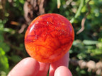Polished Carnelian Agate Gemstone Galets x 35 From Madagascar - Toprock Gemstones and Minerals 