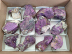 Natural Metallic Cobbed Purpurite Specimens x 12 From Erongo, Namibia - Toprock Gemstones and Minerals 