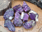 Natural Metallic Cobbed Purpurite Specimens x 12 From Erongo, Namibia - Toprock Gemstones and Minerals 