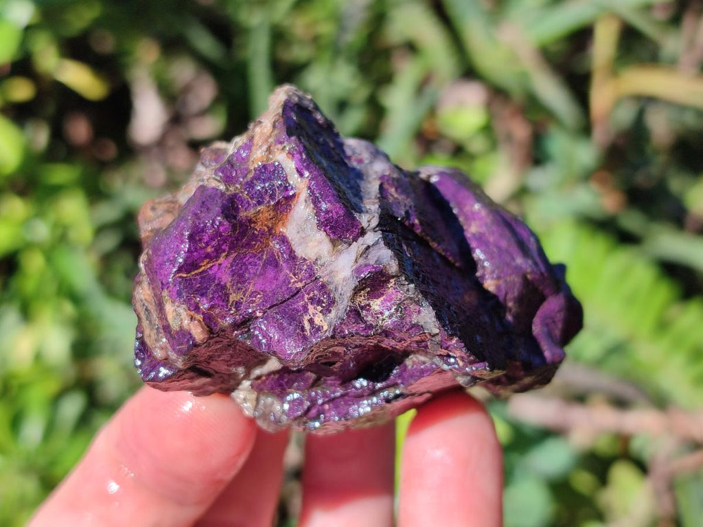 Natural Metallic Cobbed Purpurite Specimens x 12 From Erongo, Namibia - Toprock Gemstones and Minerals 