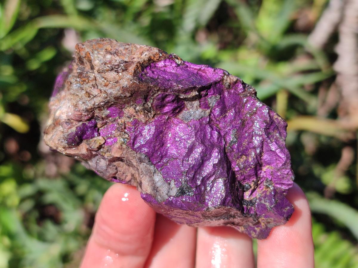 Natural Metallic Cobbed Purpurite Specimens x 12 From Erongo, Namibia - Toprock Gemstones and Minerals 