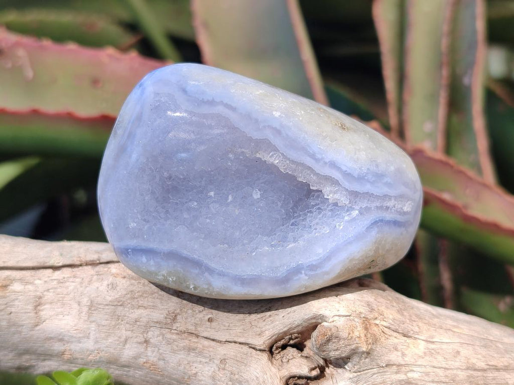 Polished Blue Lace Agate Free Forms x 12 From Nsanje, Malawi - Toprock Gemstones and Minerals 