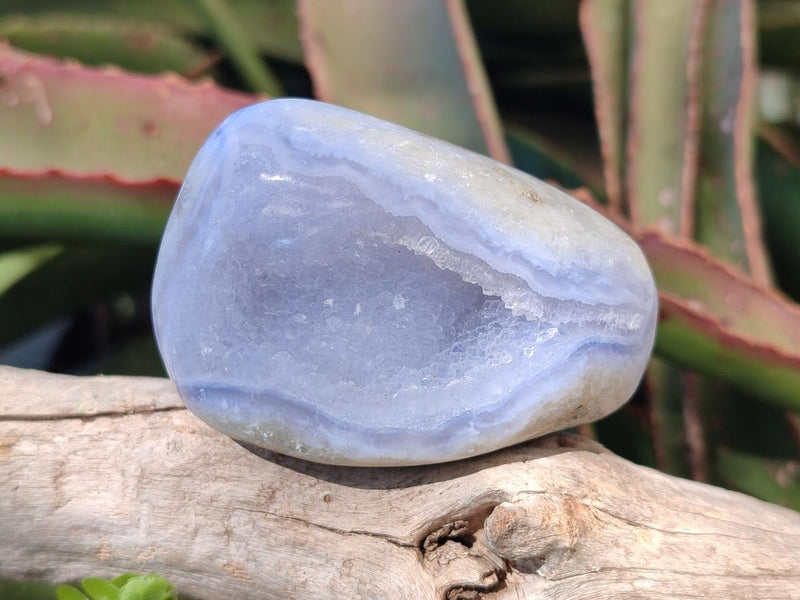 Polished Blue Lace Agate Free Forms x 12 From Nsanje, Malawi - Toprock Gemstones and Minerals 