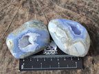 Polished Blue Lace Agate Free Forms x 12 From Nsanje, Malawi - Toprock Gemstones and Minerals 