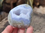 Polished Blue Lace Agate Free Forms x 12 From Nsanje, Malawi - Toprock Gemstones and Minerals 