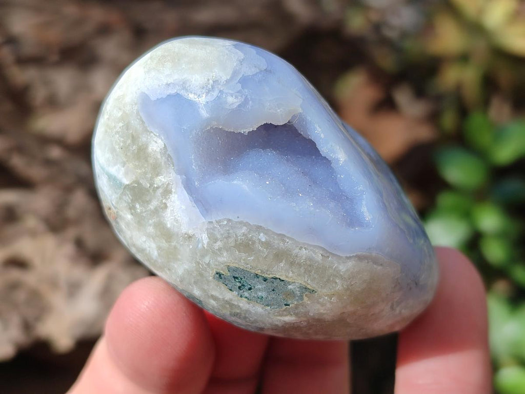 Polished Blue Lace Agate Free Forms x 12 From Nsanje, Malawi - Toprock Gemstones and Minerals 