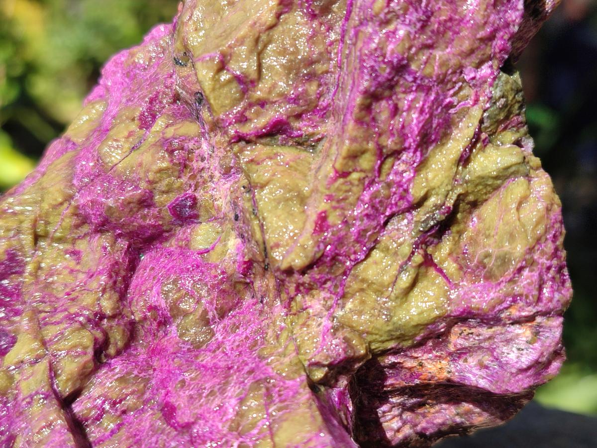 Natural Cobbed Stichtite Specimens x 3 From Barberton, South Africa - Toprock Gemstones and Minerals 
