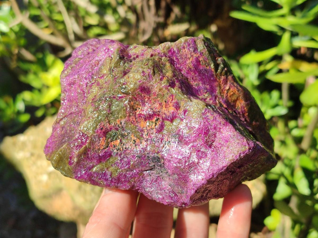 Natural Cobbed Stichtite Specimens x 3 From Barberton, South Africa - Toprock Gemstones and Minerals 