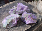 Natural Cobbed Stichtite Specimens x 3 From Barberton, South Africa - Toprock Gemstones and Minerals 