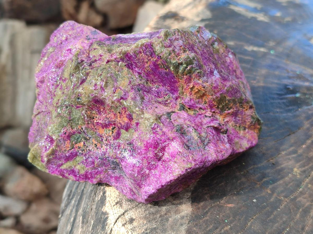 Natural Cobbed Stichtite Specimens x 3 From Barberton, South Africa - Toprock Gemstones and Minerals 
