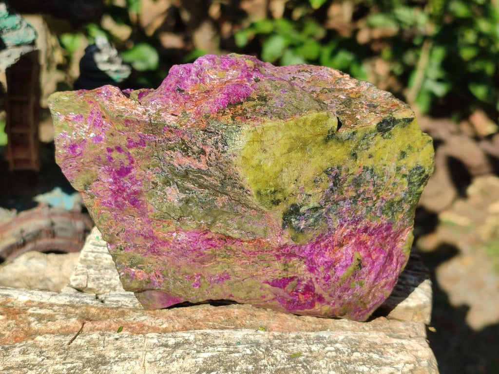 Natural Cobbed Stichtite Specimens x 3 From Barberton, South Africa - Toprock Gemstones and Minerals 