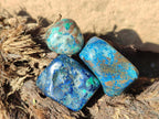 Polished Shattuckite Free Forms x 35 From Congo - Toprock Gemstones and Minerals 