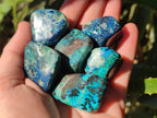 Polished Shattuckite Free Forms x 35 From Congo - Toprock Gemstones and Minerals 