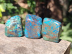 Polished Shattuckite Free Forms x 35 From Congo - Toprock Gemstones and Minerals 