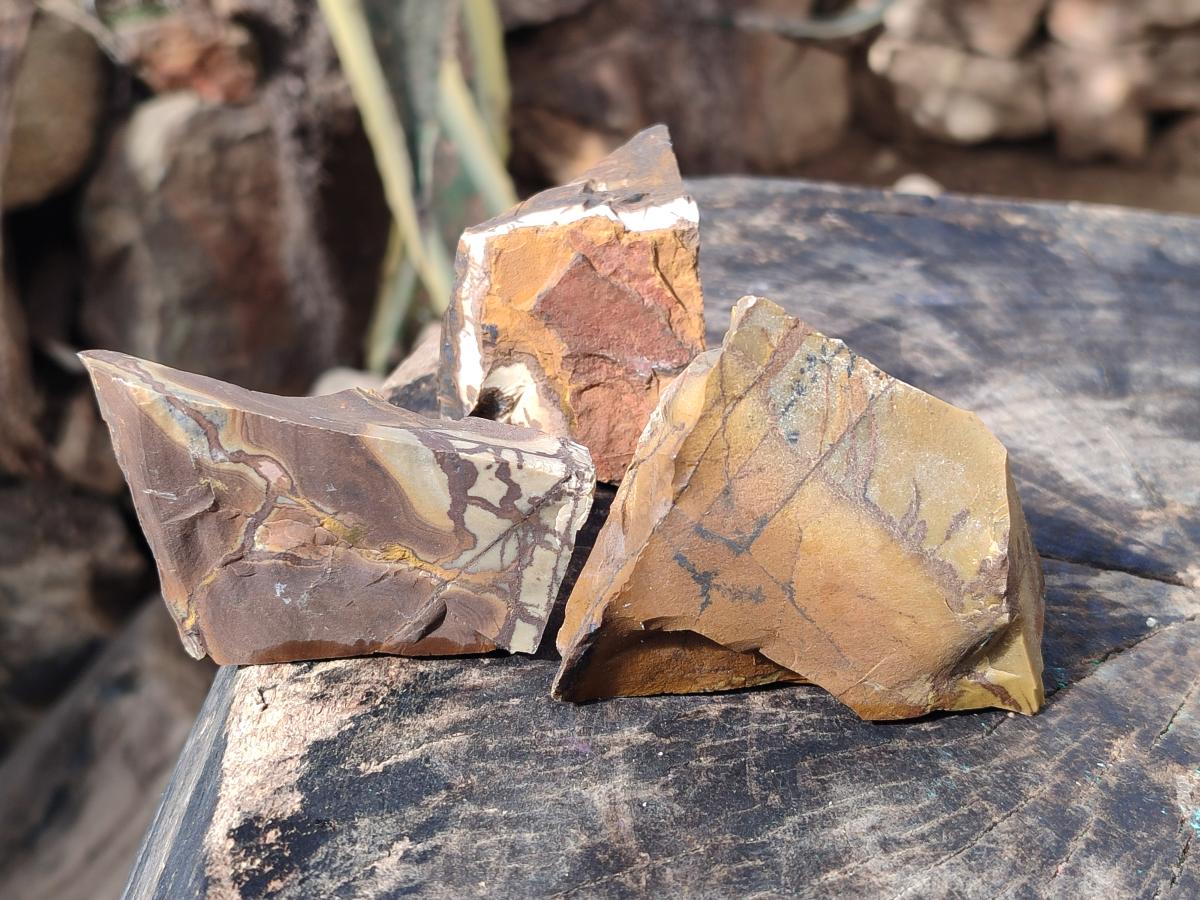 Natural Nguni Jasper Cobbed Specimens x 24 From Northern Cape, South Africa - Toprock Gemstones and Minerals 