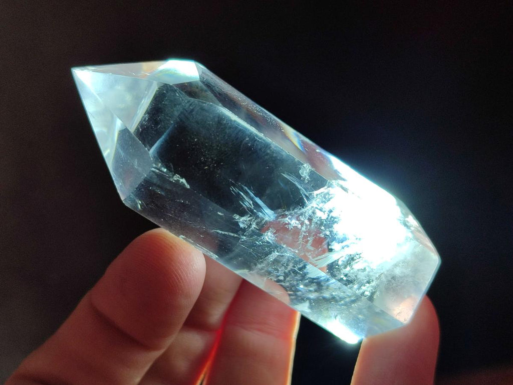 Polished Clear Quartz Display Crystals x 12 From Madagascar - Toprock Gemstones and Minerals 