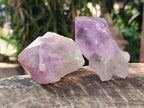 Natural Jacaranda Amethyst Single Crystals x 12 From Mumbwa, Zambia - Toprock Gemstones and Minerals 