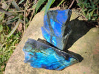 Polished One Side Labradorite Plates x 24 From Madagascar - Toprock Gemstones and Minerals 