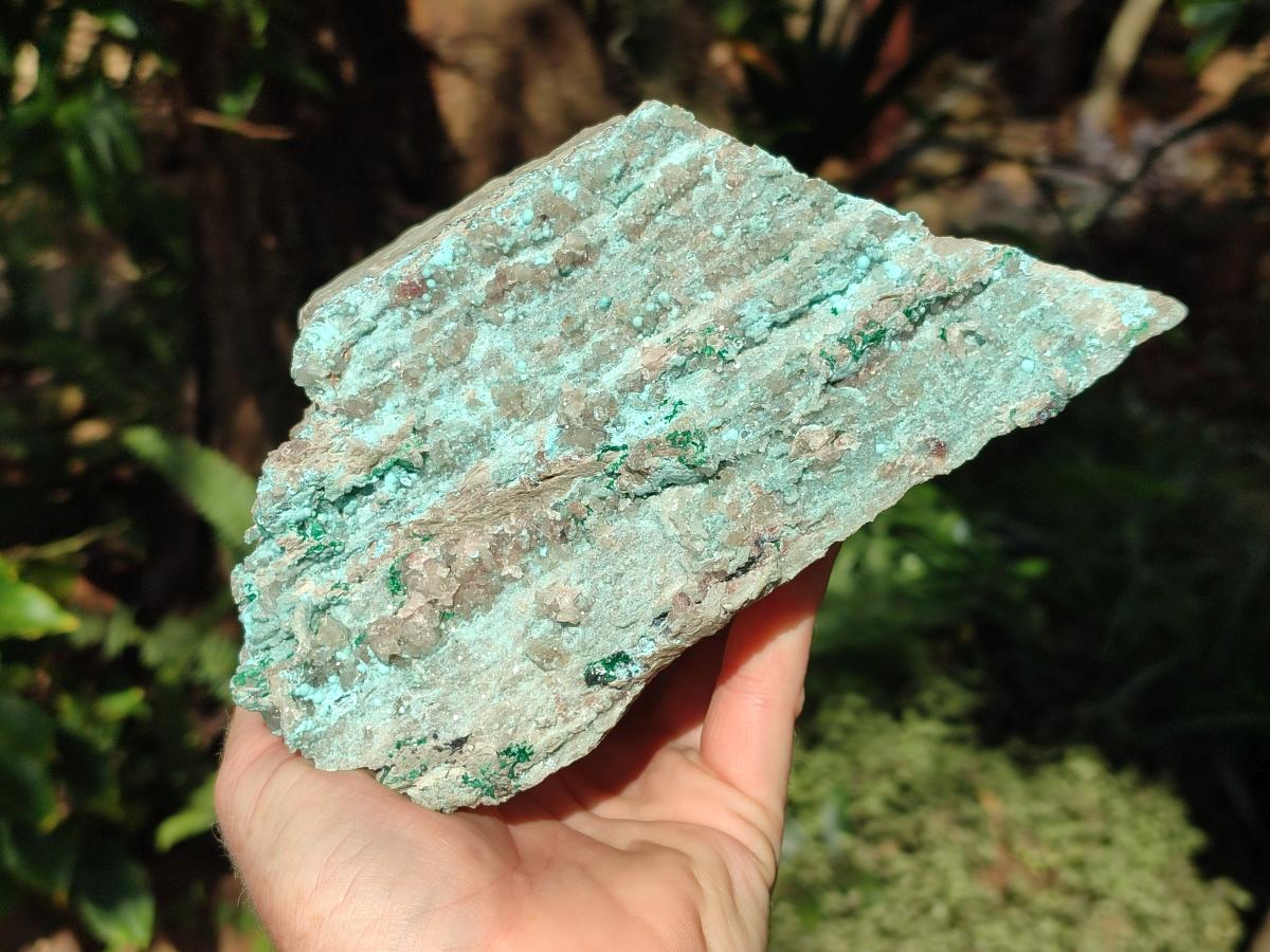 Natural Drusy Coated Chrysocolla with Fine Quartz Crystals x 2 From Likasi, Congo - Toprock Gemstones and Minerals 