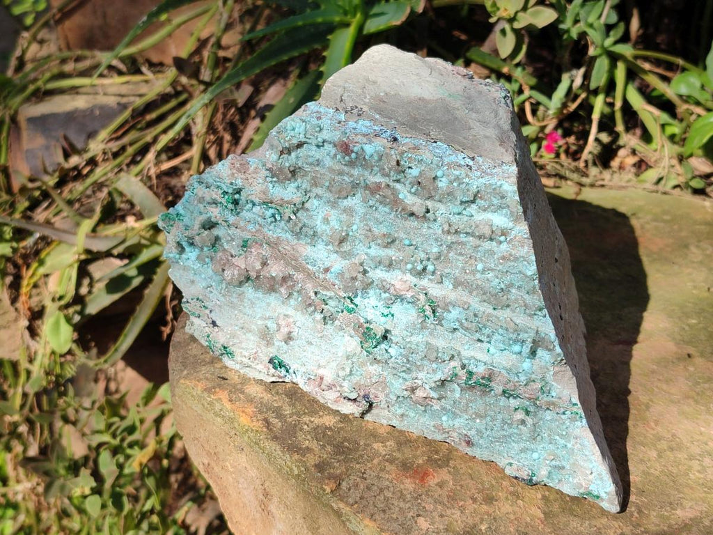 Natural Drusy Coated Chrysocolla with Fine Quartz Crystals x 2 From Likasi, Congo - Toprock Gemstones and Minerals 