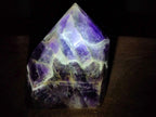 Polished Chevron Amethyst Display Crystal Points x 3 From Zambia - Toprock Gemstones and Minerals 