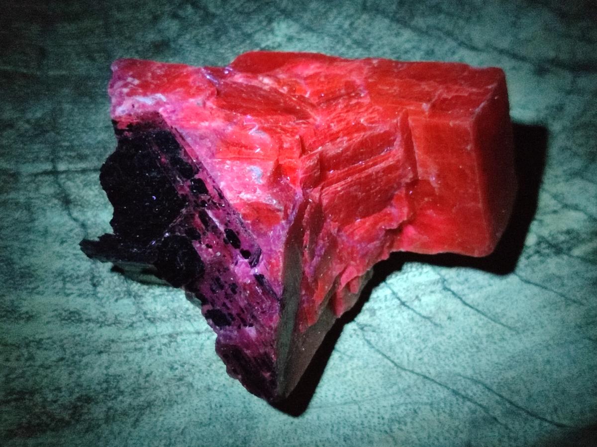 Natural Rhombohedral Sunset Orange Calcite Specimens x 12 From Spitzkop, Namibia - Toprock Gemstones and Minerals 