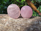 Polished Gemmy Rose Quartz Palm Stones x 20 From Madagascar - Toprock Gemstones and Minerals 