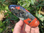 Polished Bloodstone Standing Display Pieces x 2 From Swaziland - Toprock Gemstones and Minerals 