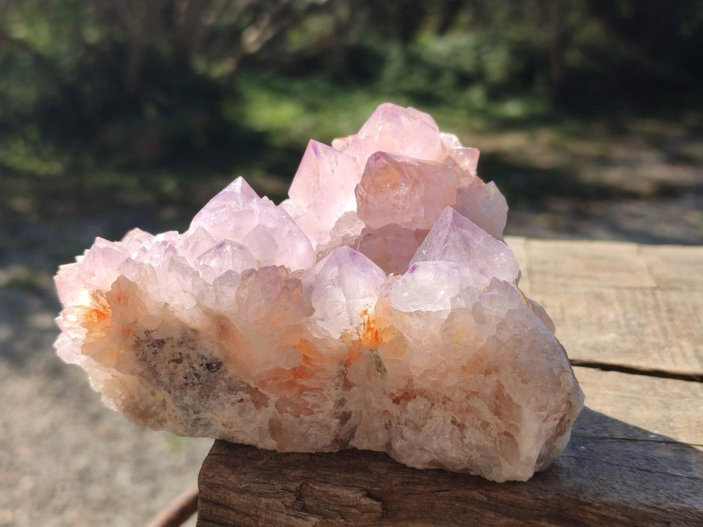 Natural Spirit Amethyst Clusters x 3 From Boekenhouthoek, South Africa - Toprock Gemstones and Minerals 