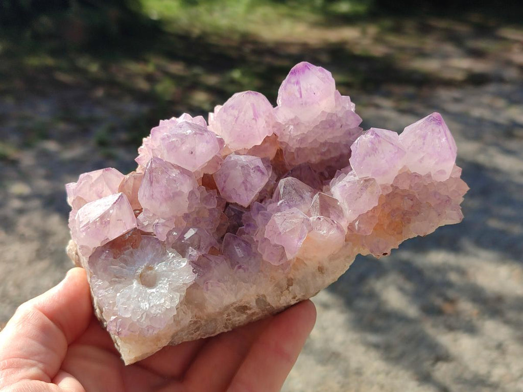 Natural Spirit Amethyst Clusters x 3 From Boekenhouthoek, South Africa - Toprock Gemstones and Minerals 