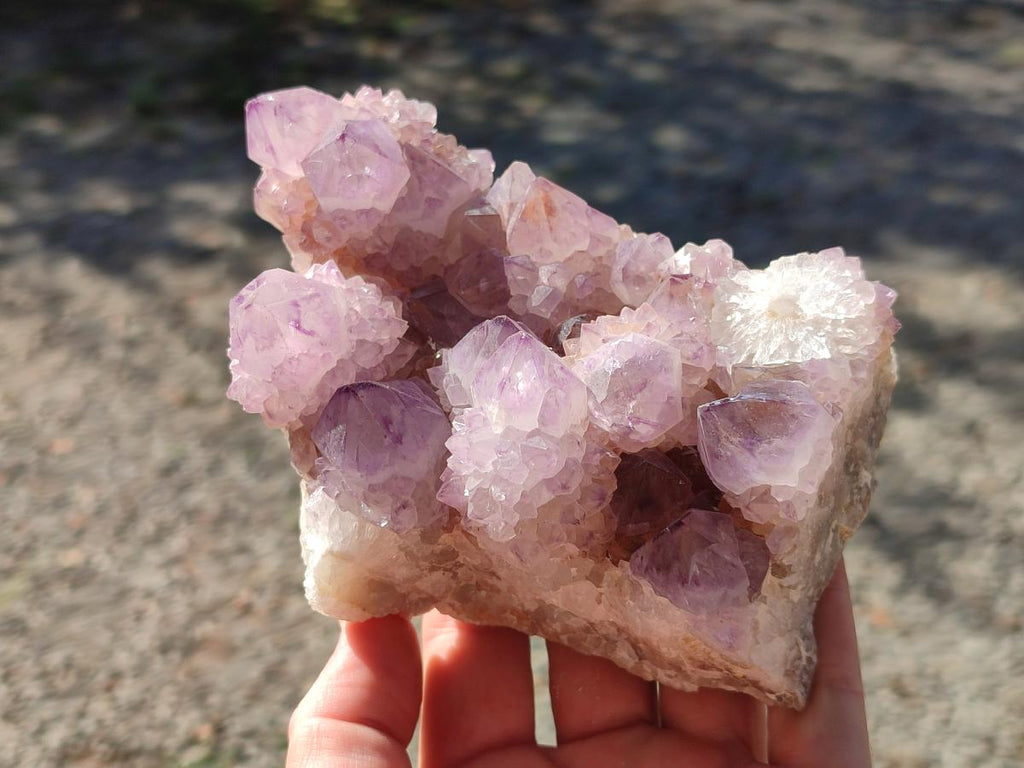 Natural Spirit Amethyst Clusters x 3 From Boekenhouthoek, South Africa - Toprock Gemstones and Minerals 