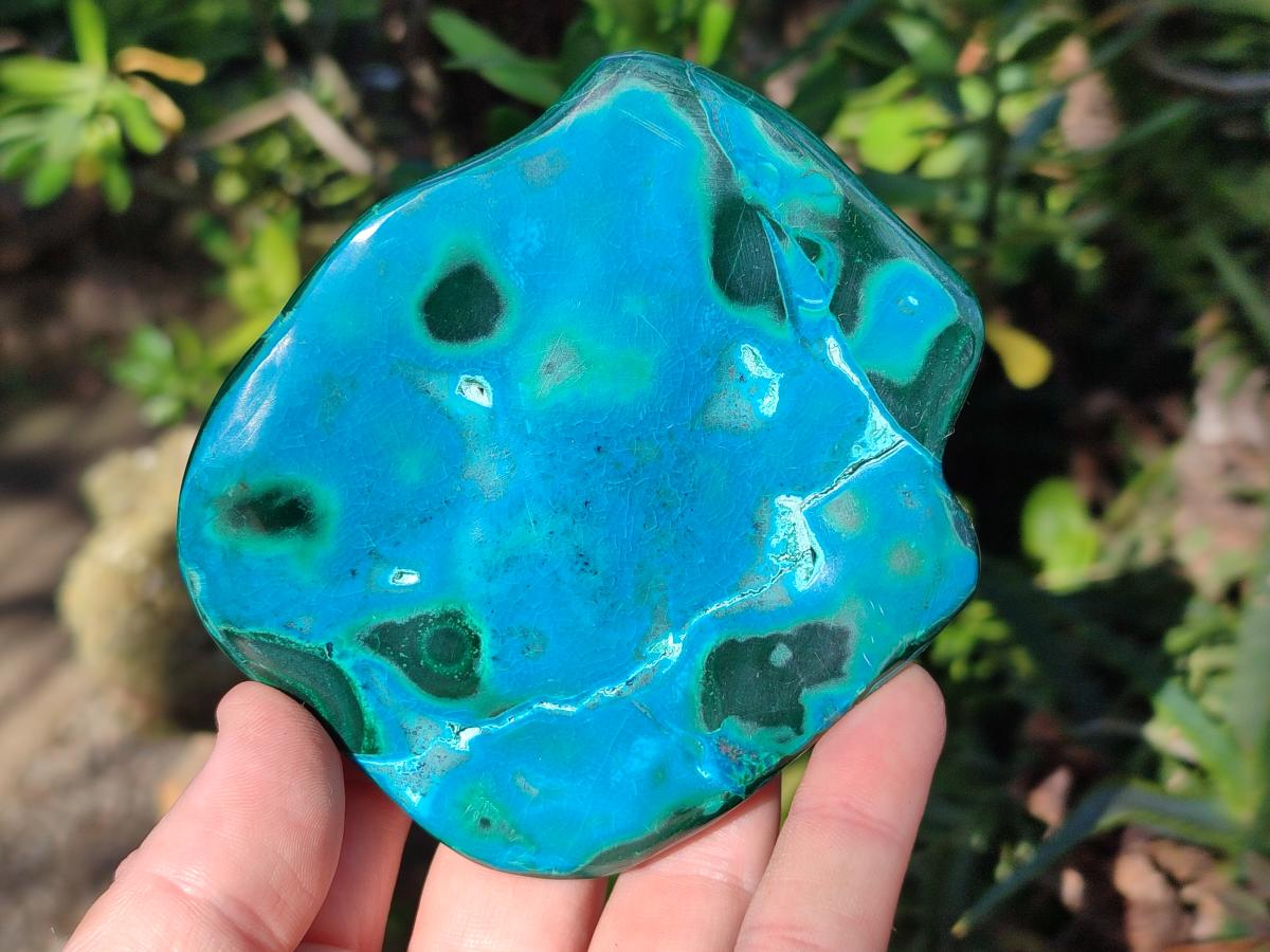 Polished Malacolla Free Forms x 3 From Kulukuluku, Congo - Toprock Gemstones and Minerals 