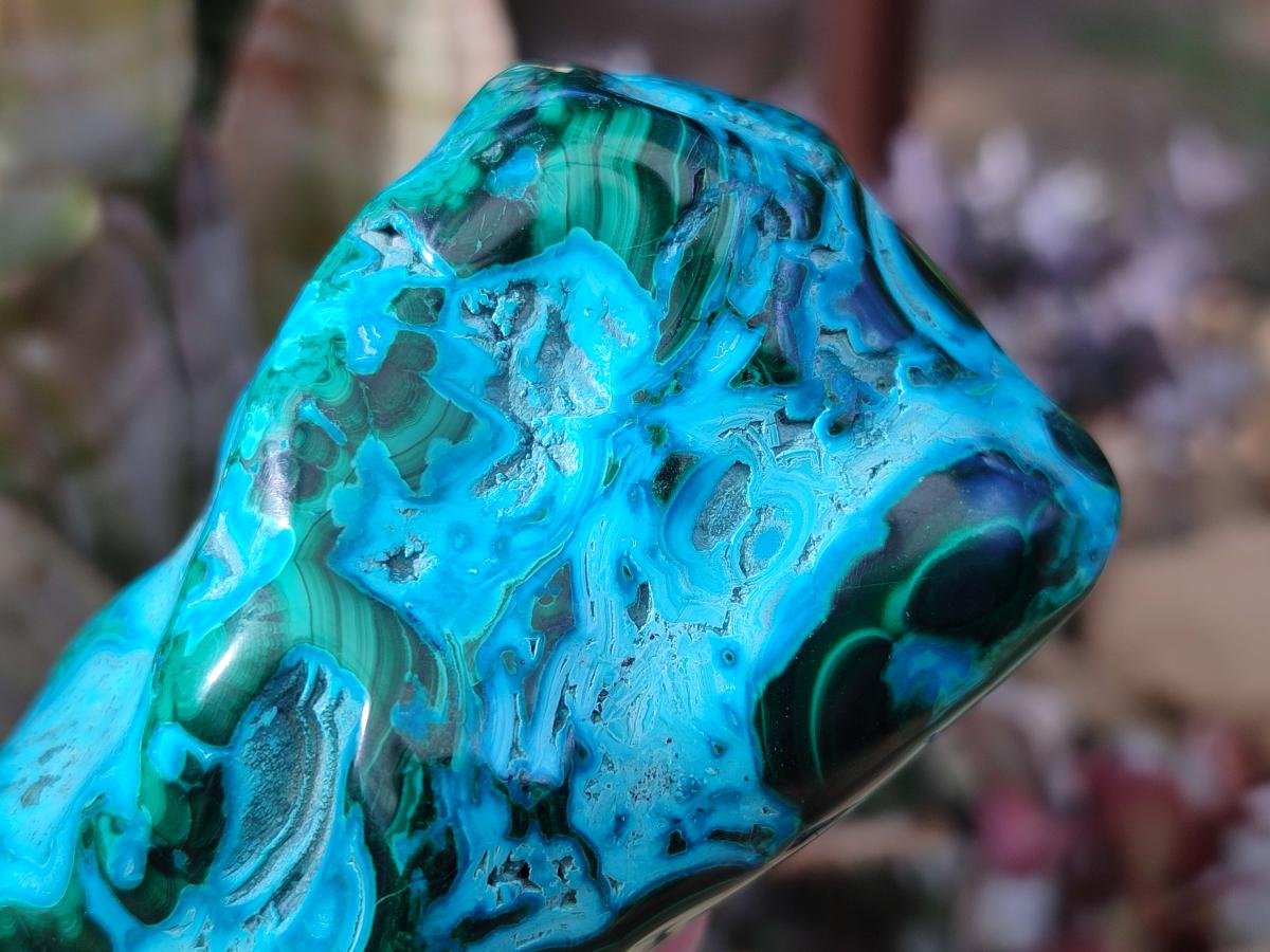 Polished Malacolla Free Forms x 3 From Kulukuluku, Congo - Toprock Gemstones and Minerals 