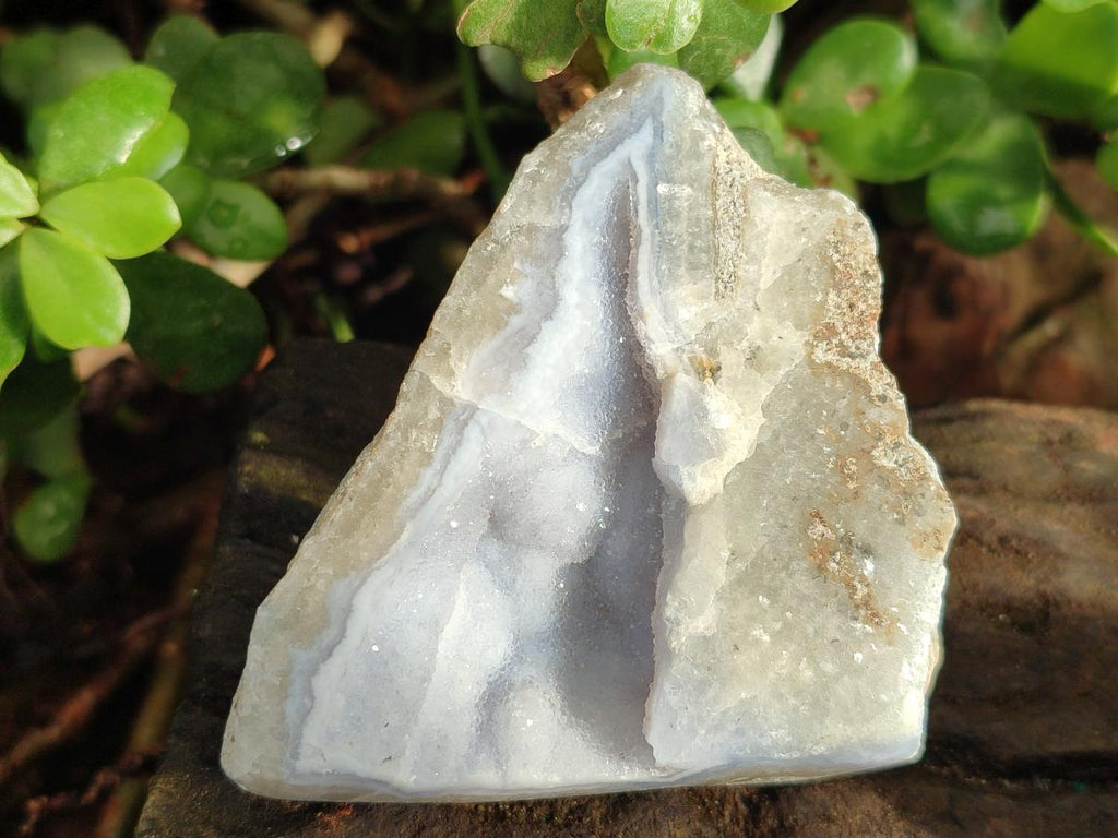 Polished Blue Lace Agate Geodes x 12 From Nsanje, Malawi - Toprock Gemstones and Minerals 