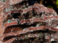 Natural Large Drusy Quartz Coated Ball Malachite on Red Dolomite Specimen x 1 From Mindingi Mine, Congo
