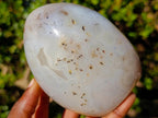 Polished Banded Agate Standing Display Pieces x 3 From Madagascar - Toprock Gemstones and Minerals 