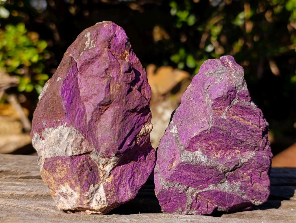 Natural Metallic Cobbed Purpurite Specimens x 12 From Erongo, Namibia - Toprock Gemstones and Minerals 