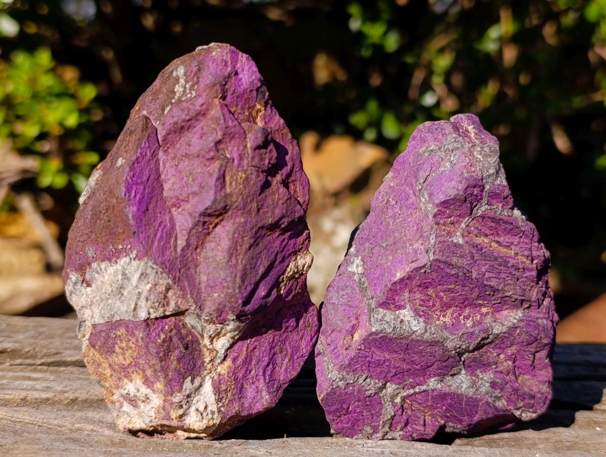 Natural Metallic Cobbed Purpurite Specimens x 12 From Erongo, Namibia - Toprock Gemstones and Minerals 