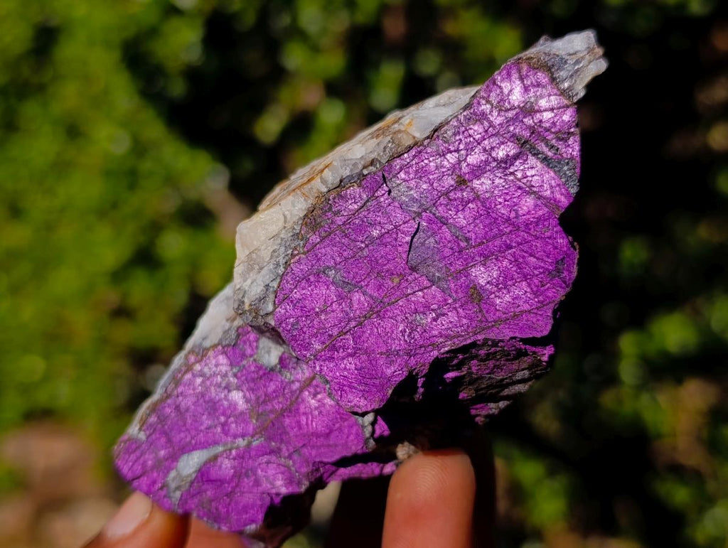 Natural Metallic Cobbed Purpurite Specimens x 12 From Erongo, Namibia - Toprock Gemstones and Minerals 