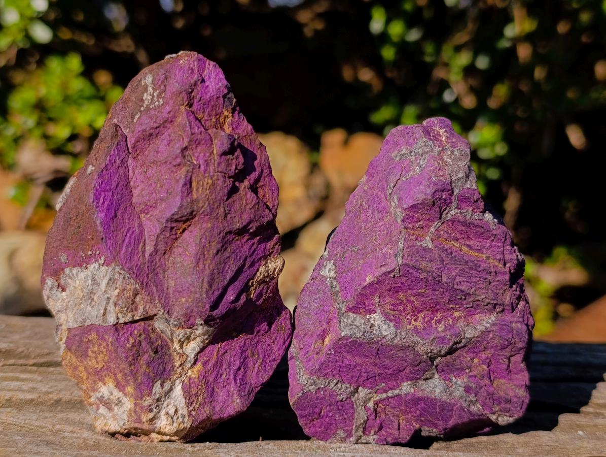 Natural Metallic Cobbed Purpurite Specimens x 12 From Erongo, Namibia - Toprock Gemstones and Minerals 