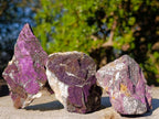 Natural Metallic Cobbed Purpurite Specimens x 12 From Erongo, Namibia - Toprock Gemstones and Minerals 