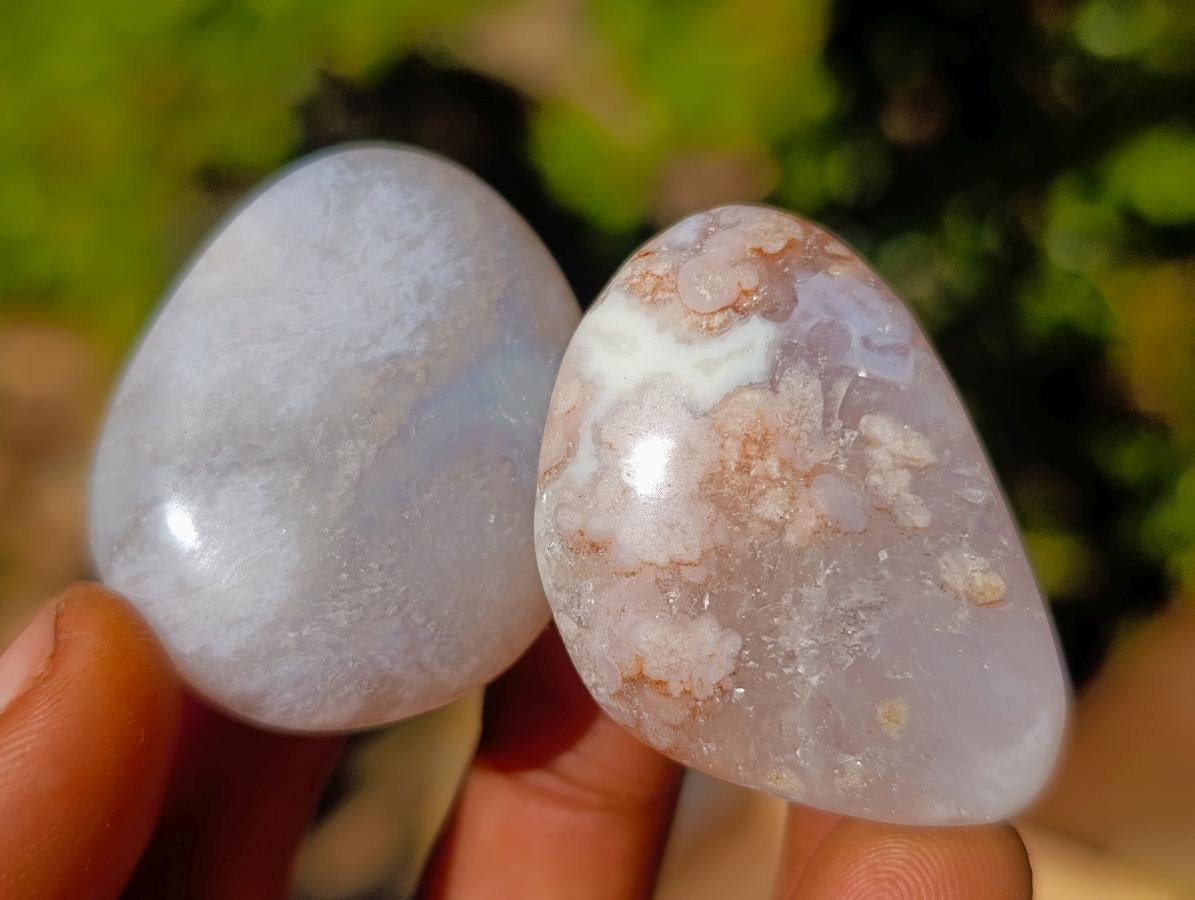 Polished Small Flower Agate Free Forms x 70 From Antsahalova, Madagascar - Toprock Gemstones and Minerals 