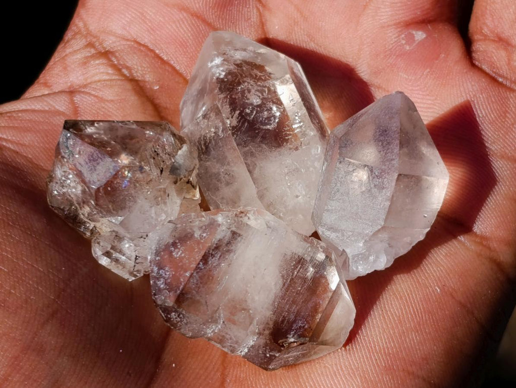 Natural Small Brandberg Quartz Crystals and Clusters x 70 From Brandberg, Namibia - Toprock Gemstones and Minerals 