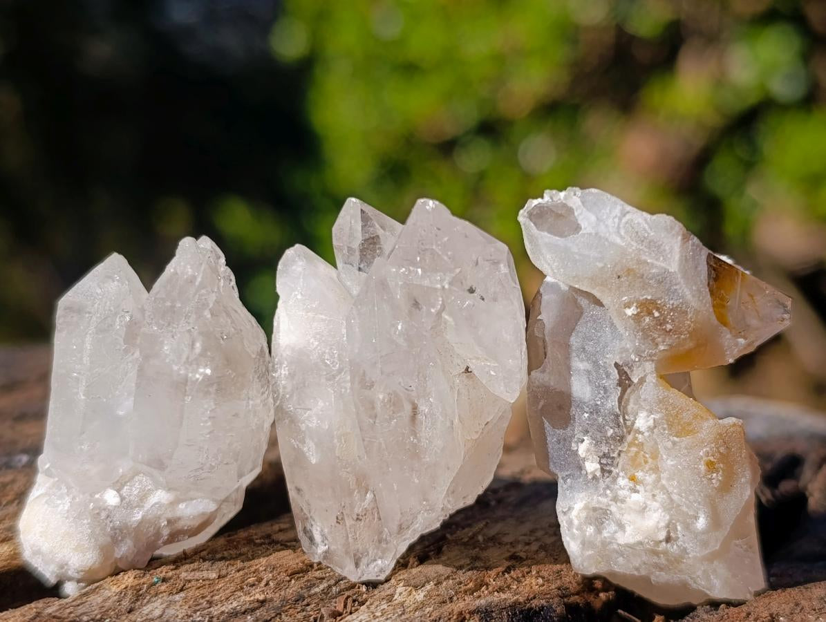 Natural Small Brandberg Quartz Crystals and Clusters x 70 From Brandberg, Namibia - Toprock Gemstones and Minerals 