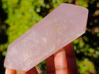 Polished Double Terminated Gemmy Rose Quartz Crystals x 12 From Madagascar - Toprock Gemstones and Minerals 