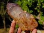 Natural Red Hematoid Quartz Crystal Clusters x 4 From Karoi, Zimbabwe